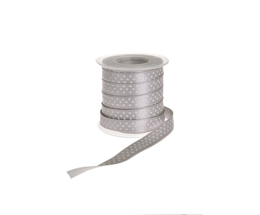 SATEN BASKILI KURDELE - GRİ