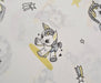 SEVİMLİ UNİCORN DESENLİ POPLİN KUMAŞ - SARI