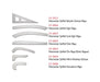 ŞEFFAF PLASTİK RİGA CETVEL TAKIM ( 7 PARÇA )