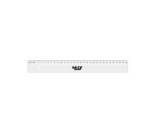 ŞEFFAF PLASTİK CETVEL 30 CM