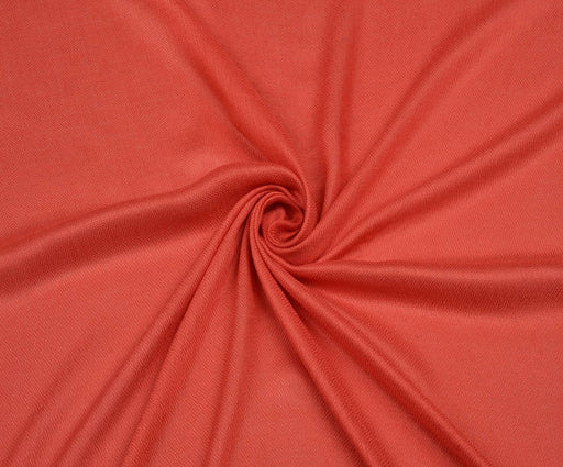 SÜPER SOFT DOKULU %100 VİSKON KUMAŞ - KIRMIZI