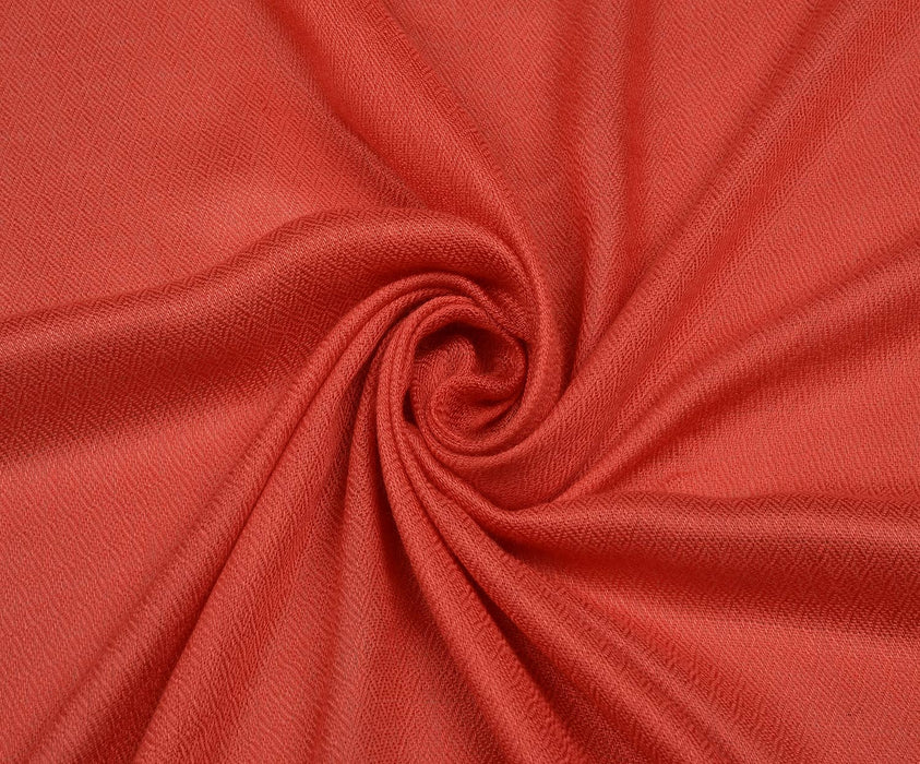 SÜPER SOFT DOKULU %100 VİSKON KUMAŞ - KIRMIZI