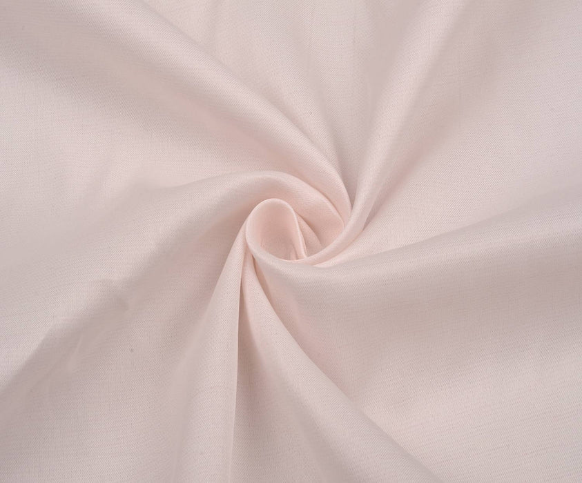 SATEN DOKULU PAMUK KUMAŞ - AÇIK PEMBE