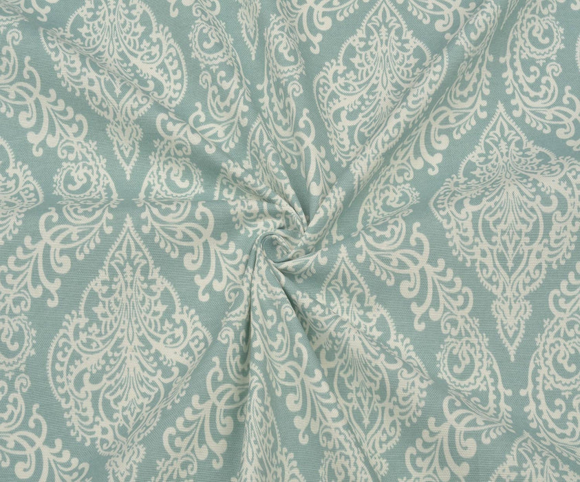 DAMASK DESENLİ DUCK BEZİ KUMAŞ - MİNT