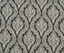 DAMASK DESENLİ DUCK BEZİ KUMAŞ - SİYAH