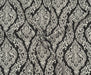 DAMASK DESENLİ DUCK BEZİ KUMAŞ - SİYAH
