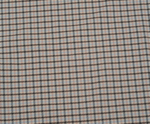 Bİ STREÇ EKOSE DESENLİ KUMAŞ - PUDRA