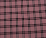 LİKRALI EKOSE DESENLİ KUMAŞ - PEMBE