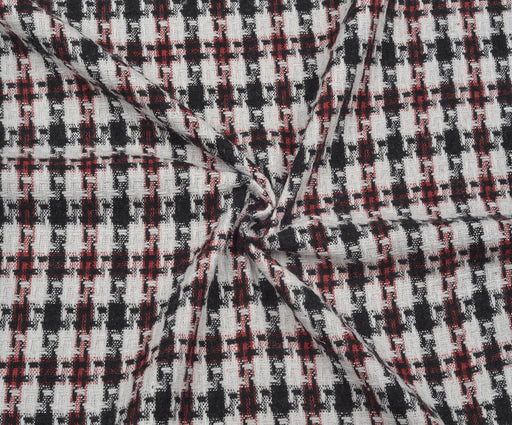 TÜVİT DESENLİ ŞANEL KUMAŞ - BORDO
