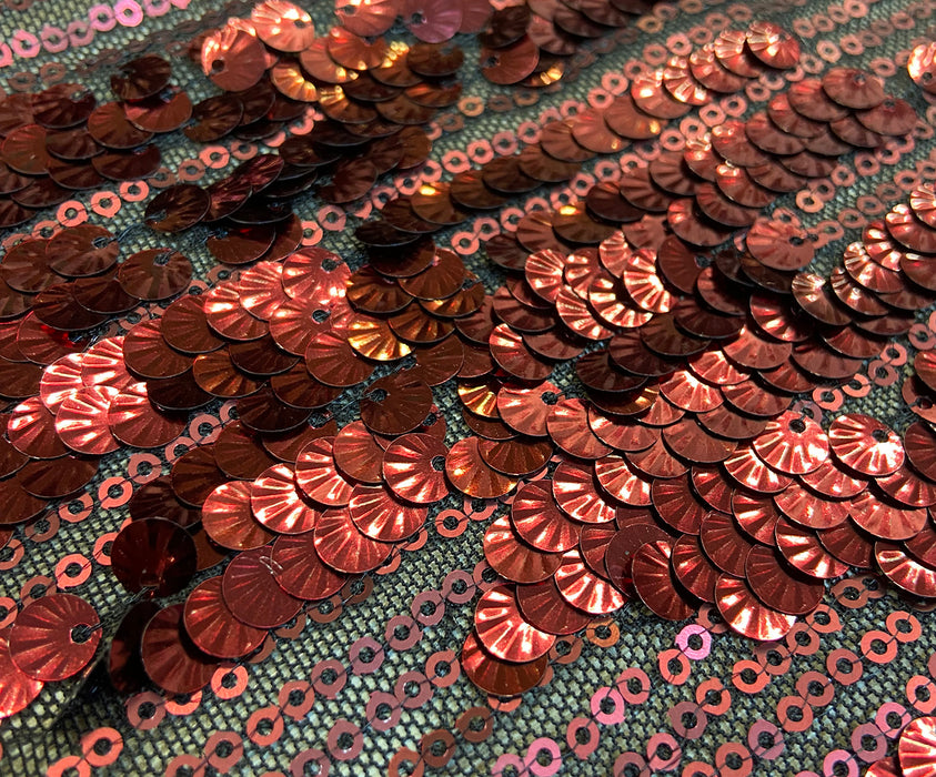 PUL PAYET İŞLEME KUMAŞ - BORDO