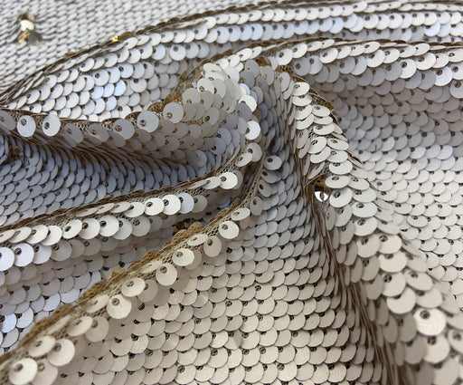 PUL PAYET İŞLEME KUMAŞ - BEJ