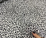 LEOPAR DESENLİ VUAL VİSKON KUMAŞ - SİYAH