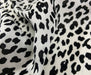 LEOPAR DESENLİ VUAL VİSKON KUMAŞ - SİYAH