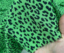 LEOPAR DESENLİ VUAL VİSKON KUMAŞ - YEŞİL