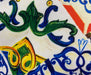 LİMONLU SERAMİK DESENLİ DİJİTAL BASKI KUMAŞ - HARMONİ