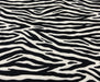 ZEBRA DESEN DİJİTAL BASKI KUMAŞ - SİYAH