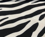ZEBRA DESEN DİJİTAL BASKI KUMAŞ - SİYAH