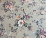 PASTEL ÇİÇEKLER DİJİTAL BASKI KUMAŞ - SU YEŞİLİ