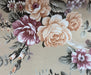 PASTEL ÇİÇEKLER DİJİTAL BASKI KUMAŞ - SU YEŞİLİ