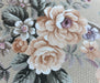 PASTEL ÇİÇEKLER DİJİTAL BASKI KUMAŞ - SU YEŞİLİ