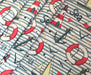 ÇİZGİLİ YELKEN DESENLİ DİJİTAL BASKI KUMAŞ - GRİ