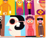 ROBOT DESENLİ DİJİTAL BASKI KUMAŞ - HARMONİ