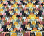 KEDİ DESENLİ DİJİTAL BASKI KUMAŞ - HARMONİ