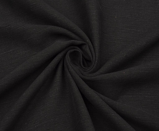 TENCEL KETEN KUMAŞ - SİYAH