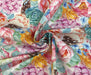 PASTEL SULU BOYA DESENLİ DİJİTAL BASKI KUMAŞ - HARMONİ