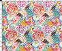 PASTEL SULU BOYA DESENLİ DİJİTAL BASKI KUMAŞ - HARMONİ