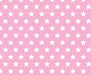 YILDIZ DESENLİ DİJİTAL BASKI KUMAŞ - PEMBE
