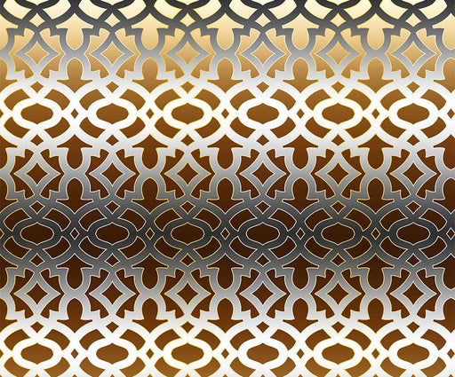 DEGRADE OTTOMAN DİJİTAL BASKI KUMAŞ - KAHVE