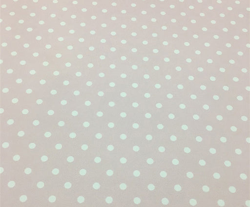 KÜÇÜK PUANLI DİJİTAL BASKI KUMAŞ - PEMBE
