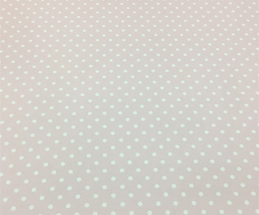 KÜÇÜK PUANLI DİJİTAL BASKI KUMAŞ - PEMBE