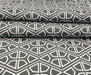 GEOMETRİK DİJİTAL BASKI KUMAŞ - GRİ