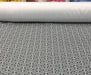 GEOMETRİK DİJİTAL BASKI KUMAŞ - GRİ