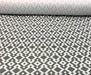 GEOMETRİK DİJİTAL BASKI KUMAŞ - BEYAZ