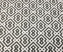 GEOMETRİK BAKLAVA DESENLİ DİJİTAL BASKI KUMAŞ - GRİ