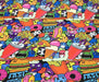 POP ART FAST FOOD DESENLİ DİJİTAL BASKI KUMAŞ - HARMONİ