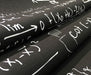 KARA TAHTA MATEMATİK DESENLİ DİJİTAL BASKI KUMAŞ - SİYAH