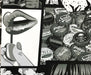 POP ART DESENLİ DİJİTAL BASKI KUMAŞ - SİYAH