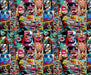 POP ART LOLİLOP DESENLİ DİJİTAL BASKI KUMAŞ - HARMONİ