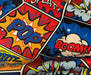 ÇİZGİ ROMAN POP ART DESENLİ DİJİTAL BASKI KUMAŞ - HARMONİ