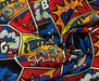 ÇİZGİ ROMAN POP ART DESENLİ DİJİTAL BASKI KUMAŞ - HARMONİ