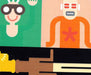 ROBOT DESENLİ DİJİTAL BASKI KUMAŞ - HARMONİ