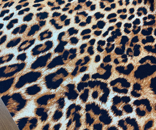 LEOPAR DESENLİ DİJİTAL BASKI KUMAŞ - KAMEL