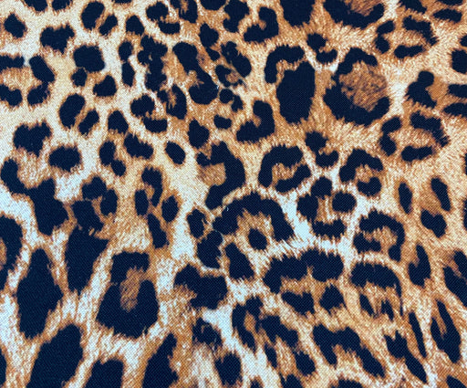 LEOPAR DESENLİ DİJİTAL BASKI KUMAŞ - KAMEL