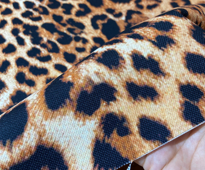 LEOPAR DESENLİ DİJİTAL BASKI KUMAŞ - KAMEL