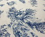 BLUE BLANC DESENLİ DİJİTAL BASKI KUMAŞ - MAVİ