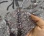 ZARA DESENLİ PAYET KUMAŞ - GRİ